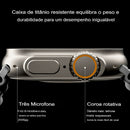 Smartwatch Ultra Series 8 para IOS Android Tela HD Bluetooth Chamada Frequência Cardíaca - oferta utilidades