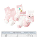 5 Pares de meias infantil para bebê e crianças - oferta utilidades