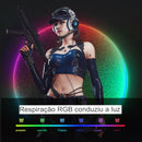 Headset Gamer profissional para jogos com LED e microfone PS4 PS5 XBOX PC Gamer - oferta utilidades