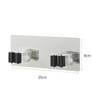 Gancho multiuso organizadores de casa montados na parede serve pra vassoura rodo e também para cozinha banheiro,ganchos bem fortes - oferta utilidades