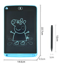 Tablet de escrita LCD de 6,5/8,5 polegadas para crianças, lousa mágica, placa de desenho digital, - oferta utilidades