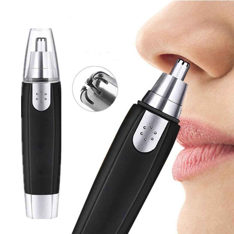 Aparador de pelos elétrico, implementa tanto para homens mulheres, orelha nariz. - oferta utilidades