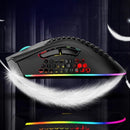 Mouse Gamer USB 2.4G sem fio RGB para jogos Desktop PC Computadores Notebook - oferta utilidades
