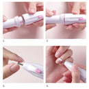 Polidora de unhas, removedora de pele morta unhas,tamanho mini portátil caneta bateria elétrica multi-função - oferta utilidades
