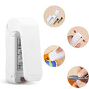 Mini seladora de plásticos clipe portátil vedação de pacotes, alimentos lanche cozinha em geral. - oferta utilidades