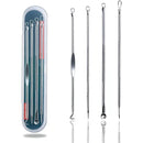 4 peças tira cravo acne removedor de espinha cuidados com a pele limpeza nos poros. - oferta utilidades