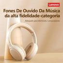Fones de ouvido sem fio via bluetooth originais lenovo th30 - oferta utilidades