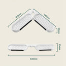 Rack giratório de banheiro sem furos, montado na parede, pia de cozinha. - oferta utilidades