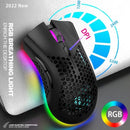 Mouse Gamer USB 2.4G sem fio RGB para jogos Desktop PC Computadores Notebook - oferta utilidades