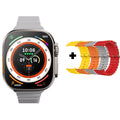 Smartwatch Ultra Series 8 para IOS Android Tela HD Bluetooth Chamada Frequência Cardíaca - oferta utilidades