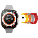 Smartwatch Ultra Series 8 para IOS Android Tela HD Bluetooth Chamada Frequência Cardíaca - oferta utilidades