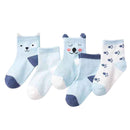 5 Pares de meias infantil para bebê e crianças - oferta utilidades