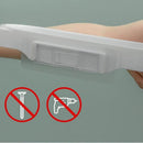 Rack giratório de banheiro sem furos, montado na parede, pia de cozinha. - oferta utilidades